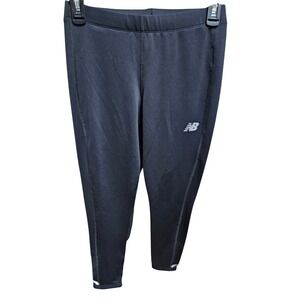 New Balance Athletic‎ Cropped Leggings Reflective Trim Activewear